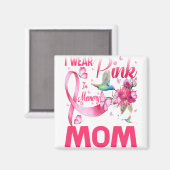 私は衣服のピンクを母のために思い出す マグネット (正面/裏面)
