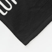 私は衣服の白が私の妹の肺がん待っている フリースブランケット (角)