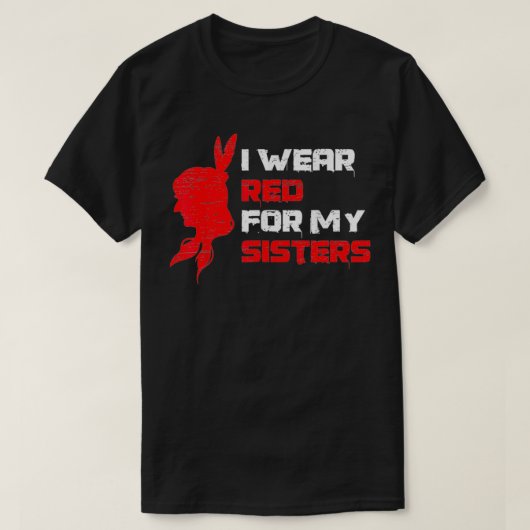 私は衣服の赤 Tシャツ (デザイン正面)