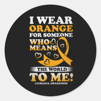 私は衣服を意味する人のためにオレンジ色を付ける ラウンドシール