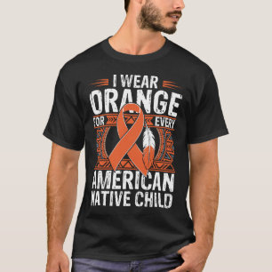 私は衣服オレンジすべてのアメリカの先住民の子供 Tシャツ