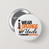 私は衣服オレンジを叔父に 缶バッジ (正面&裏面)