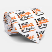 私は衣服オレンジを甥に ネクタイ (ロール)