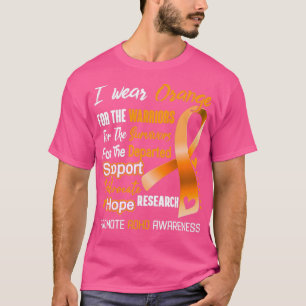 私は衣服オレンジ戦士のためのADHDアワレンを促進 Tシャツ