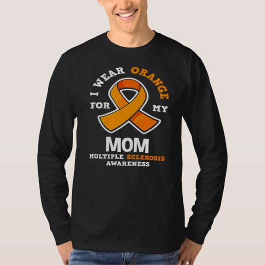 私は衣服オレンジ私の母のためのMs複数のセロシス阿波 Tシャツ (正面)