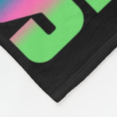 私は衣服グリーンティール（緑がかった色）ピンク私は私の妹Mbを愛して フリースブランケット (角)