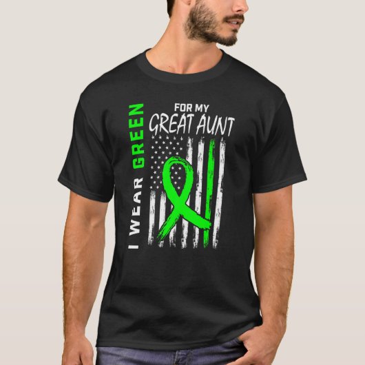 私は衣服グリーン叔母素晴らし脳性麻痺の戦争 Tシャツ (正面)