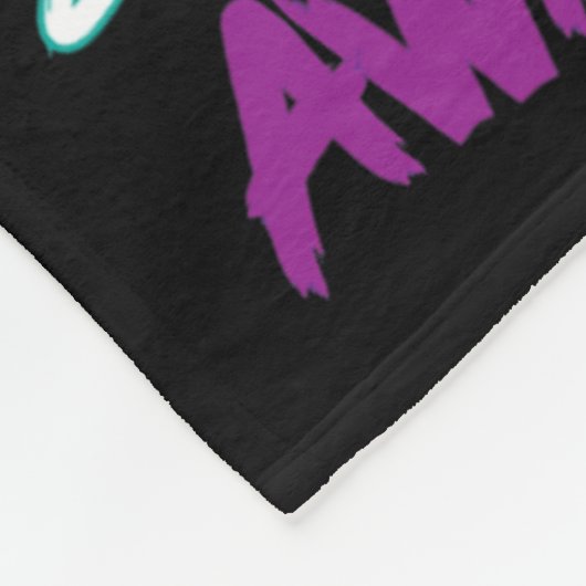 私は衣服テアランパープル私の兄弟の自殺プレヴェン フリースブランケット (角)