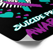 私は衣服テアランパープル私の妹の自殺は防ぐ ポスター (角)