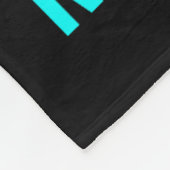 私は衣服ティール（緑がかった色）と紫の私の母の自殺の記憶 フリースブランケット (角)