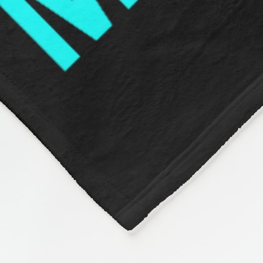 私は衣服ティール（緑がかった色）紫の私の妹の自殺の記憶 フリースブランケット (角)