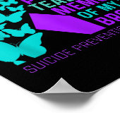 私は衣服パープルと私の兄弟の自殺のためのティール（緑がかった色）前 ポスター (角)