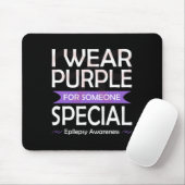 私は衣服パープルのために特別な癲癇のアワレネ マウスパッド (マウス)