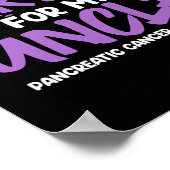 私は衣服パープル叔父のために。膵臓がん戦争 ポスター (角)