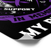 私は衣服パープル私の兄てんかん阿波の記憶 ポスター (角)