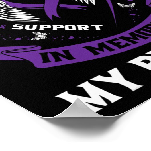 私は衣服パープル私の兄てんかん阿波の記憶 ポスター (角)