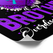 私は衣服パープル私の兄のオーバードーズ阿波のメモリ ポスター (角)