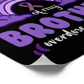 私は衣服パープル私の兄のオーバードーズ阿波の記憶 ポスター (角)