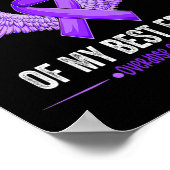 私は衣服パープル私の友人の過剰摂取の思最高のい出に ポスター (角)