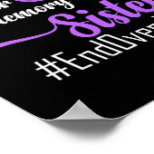 私は衣服パープル私の妹のオーバードーズ戦争の記憶 ポスター (角)