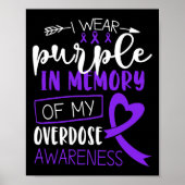 私は衣服パープル私の妹のオーバードーズ戦争の記憶 ポスター (正面)