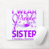 私は衣服パープル私の妹の過剰摂取のためのメモリ マウスパッド (マウス)