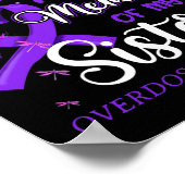 私は衣服パープル私の妹の過剰摂取Awaのためのメモリ ポスター (角)