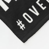 私は衣服パープル私の娘のためのメモリ過剰摂取A フリースブランケット (角)