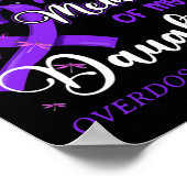 私は衣服パープル私の娘のためのメモリ過剰摂取A ポスター (角)