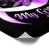 私は衣服パープル私の孫の過剰摂取Awのメモリ ポスター (角)