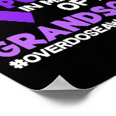 私は衣服パープル私の孫の過剰摂取Awのメモリ ポスター (角)