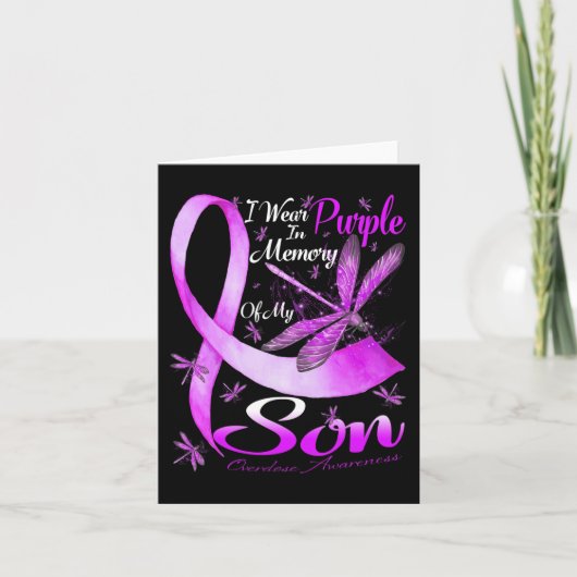 私は衣服パープル私の息子の過剰摂取アワレンのためのメモリ カード (正面)