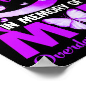 私は衣服パープル私の母のためのメモリの過剰摂取 ポスター (角)