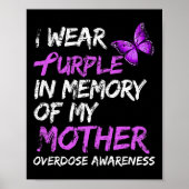 私は衣服パープル私の母のオーバードーズ戦争の記憶 ポスター (正面)