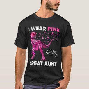 私は衣服ピンクの叔母素晴らしの乳がん患者のために Tシャツ