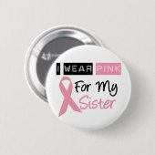 私は衣服ピンクの妹 缶バッジ (正面&裏面)