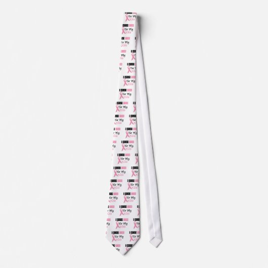 私は衣服ピンクを妻のために ネクタイ (正面)