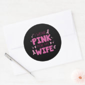 私は衣服ピンクを妻のために ラウンドシール (封筒)