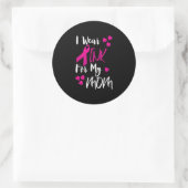 私は衣服ピンクを母のために ラウンドシール (バッグ)