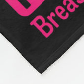 私は衣服ピンク私の友人のために可愛い自分の乳がんA フリースブランケット (角)