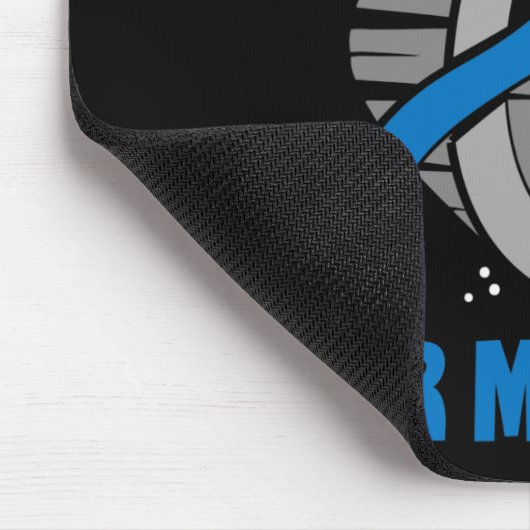 私は衣服ブルーとグレー私の母の糖尿病タイプ1 1 マウスパッド (コーナー)