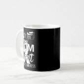 私は衣服レッド私の母のハート病認識度 コーヒーマグカップ (正面左)