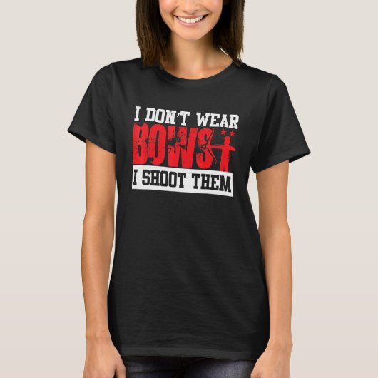 私は衣服弓を撃たない Tシャツ (正面)