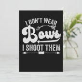 私は衣服弓を私は弓矢の恋人おもしろいを撮影しない シーズンカード (スタンド正面)