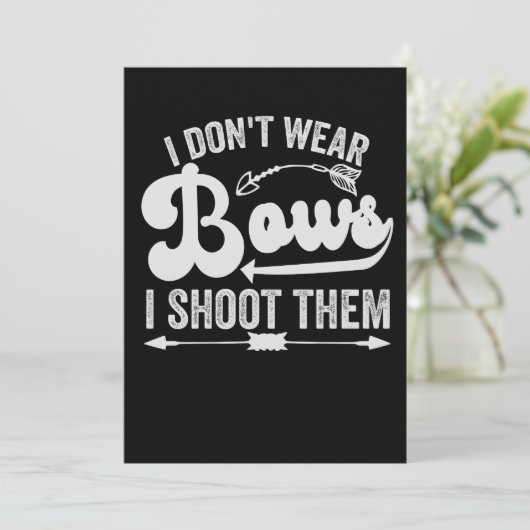 私は衣服弓を私は弓矢の恋人おもしろいを撮影しない シーズンカード (スタンド正面)