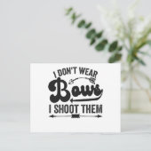 私は衣服弓を私は弓矢の恋人おもしろいを撮影しない 案内ポストカード (スタンド正面)