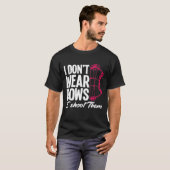 私は衣服弓射手レディをおもしろい撃つ Tシャツ (正面フル)