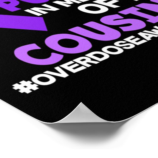 私は衣服紫の私のいとこ過剰摂取の戦争の記憶 ポスター (角)