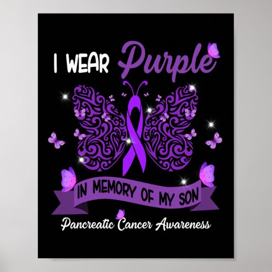 私は衣服紫の私の息子の膵臓のバランスの記憶 ポスター (正面)