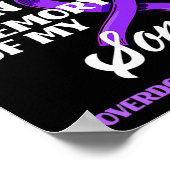 私は衣服紫の私の息子の過剰摂取のアワレネの記憶 ポスター (角)